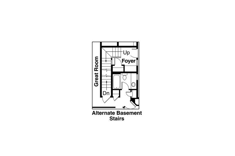 Home Plan - Floor Plan - Other Floor 1 for Craftsman House Plan #124-803 - 5 bed, 3 bath