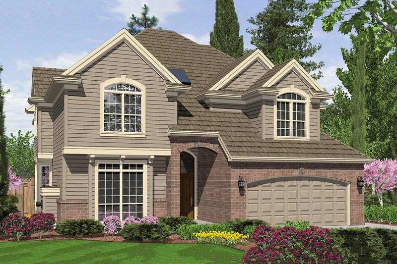 House Blueprint - Exterior - Front Elevation 5 for Craftsman House Plan #48-173 - 4 bed, 3.5 bath