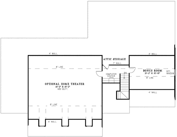 Home Plan - Country Floor Plan - Other Floor Plan #17-619