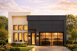 Home Plan - Exterior - Front Elevation for Modern House Plan #1129-31 - 3 bed, 2.5 bath