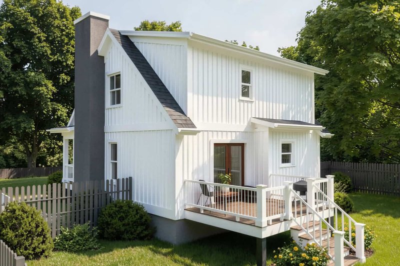 Architectural House Design - Exterior - Other Elevation for Farmhouse House Plan #79-154 - 3 bed, 2.5 bath