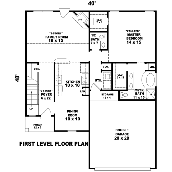 European Floor Plan - Main Floor Plan #81-13623