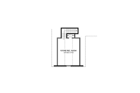 Floor Plan - Other Floor for Traditional House Plan #424-19 - 3 bed, 2 bath