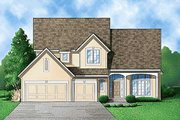Traditional Style House Plan - 4 Beds 4 Baths 2732 Sq/Ft Plan #67-207 