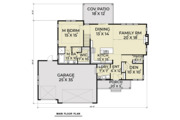 Craftsman Style House Plan - 4 Beds 2.5 Baths 2852 Sq/Ft Plan #1070-35 