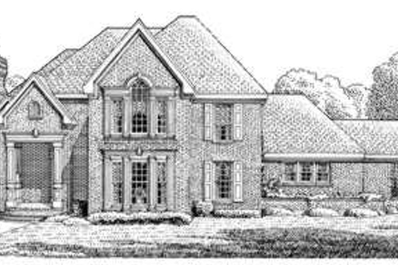 Architectural House Design - European Exterior - Front Elevation Plan #410-402