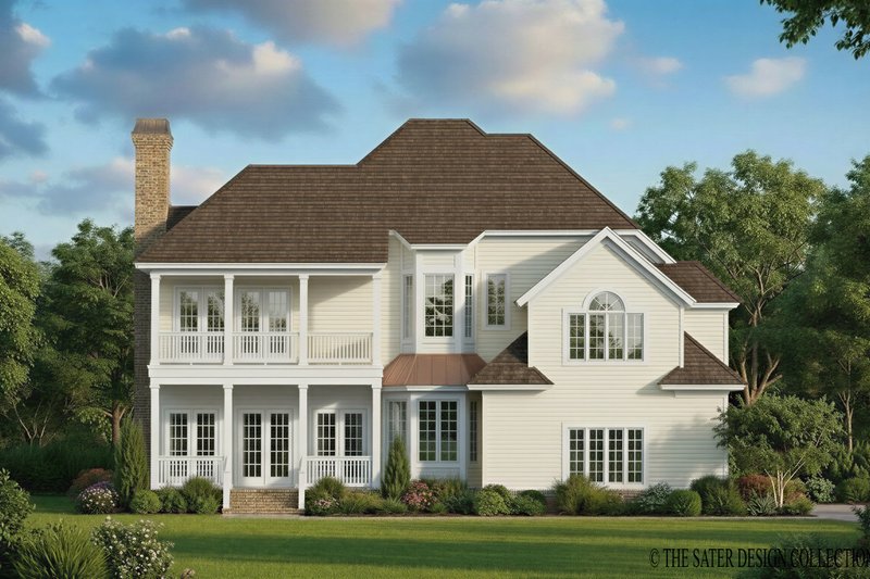 Home Plan - Exterior - Rear Elevation for Victorian House Plan #930-198 - 3 bed, 3.5 bath