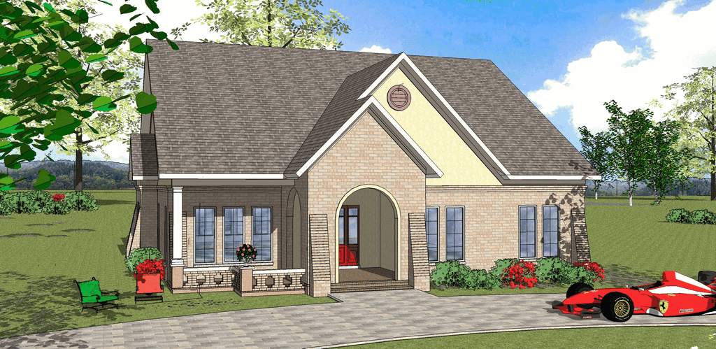 Southern Style House Plan - 3 Beds 2 Baths 2289 Sq/Ft Plan #8-242