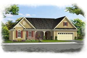 Traditional Exterior - Front Elevation Plan #46-839