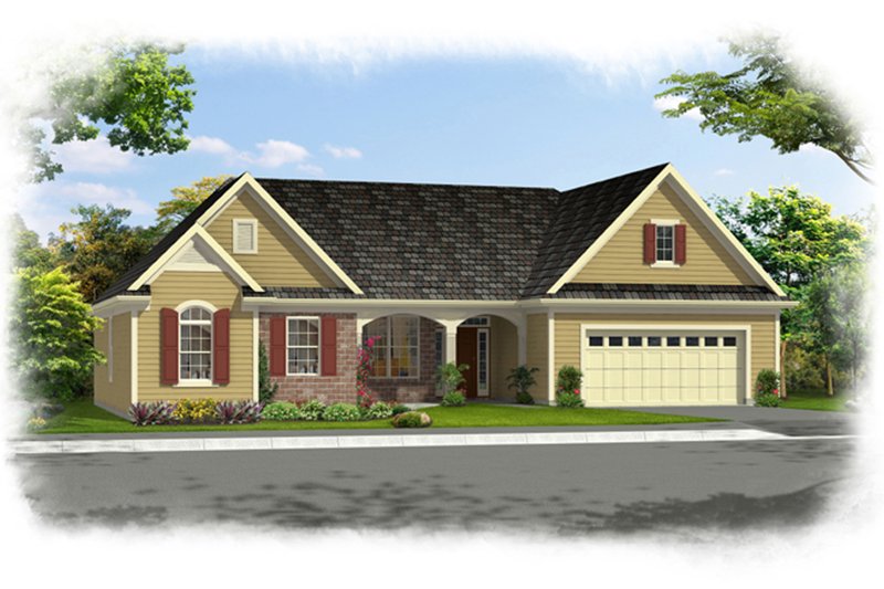 Home Plan - Traditional Exterior - Front Elevation Plan #46-839
