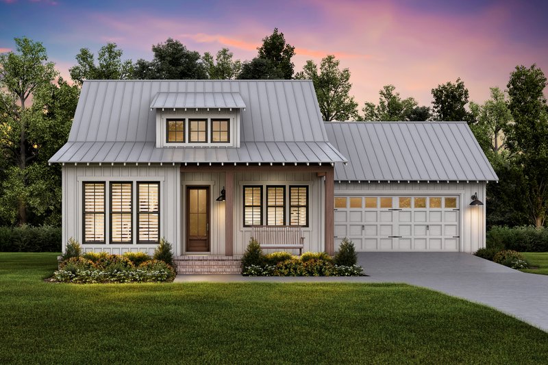 Architectural House Design - Farmhouse Exterior - Front Elevation Plan #430-369