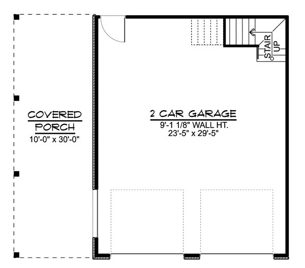 Home Plan - Craftsman Floor Plan - Main Floor Plan #1064-16