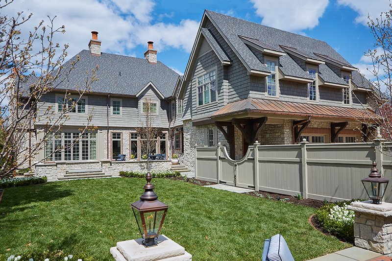 Dream House Plan - Exterior - Rear Elevation for Tudor House Plan #928-275 - 5 bed, 5 bath