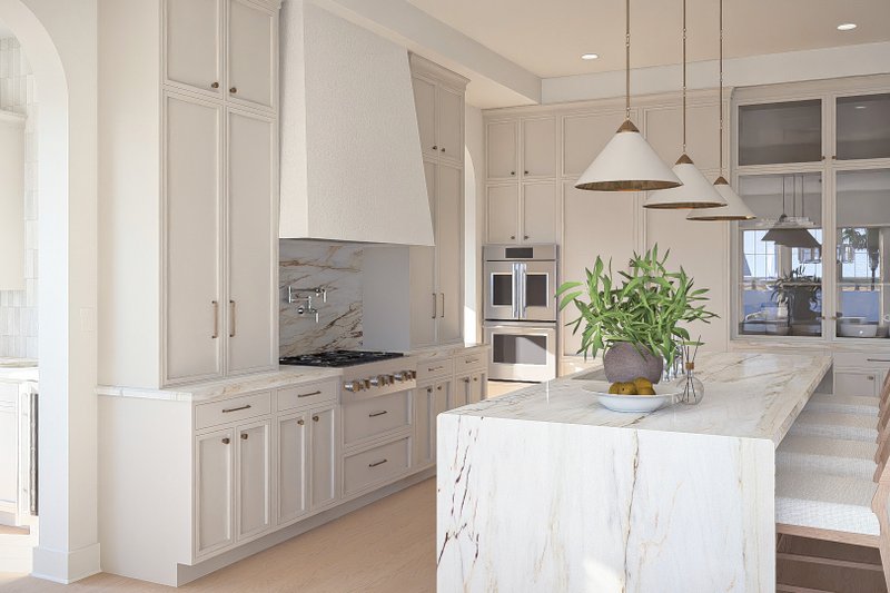 Dream House Plan - Interior - Kitchen 1 for Beach House Plan #455-810 - 5 bed, 7 bath