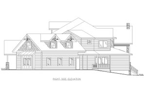 Exterior - Other Elevation 1 for Craftsman House Plan #117-954 - 6 bed, 8.5 bath