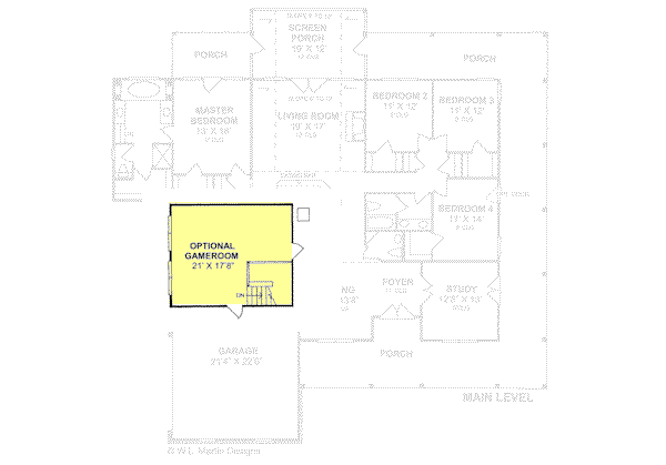 Dream House Plan - Country Floor Plan - Other Floor Plan #20-168