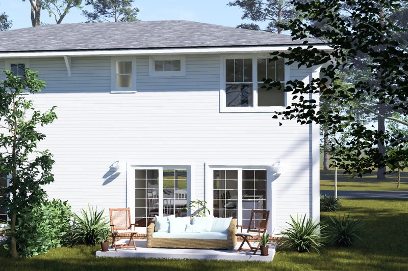 Architectural House Design - Exterior - Other Elevation 3 for Traditional House Plan #513-2464 - 3 bed, 2.5 bath