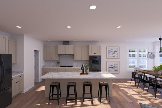 Interior - Kitchen for Farmhouse House Plan #1060-361 - 4 bed, 3.5 bath