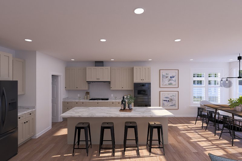 House Blueprint - Interior - Kitchen for Farmhouse House Plan #1060-361 - 4 bed, 3.5 bath