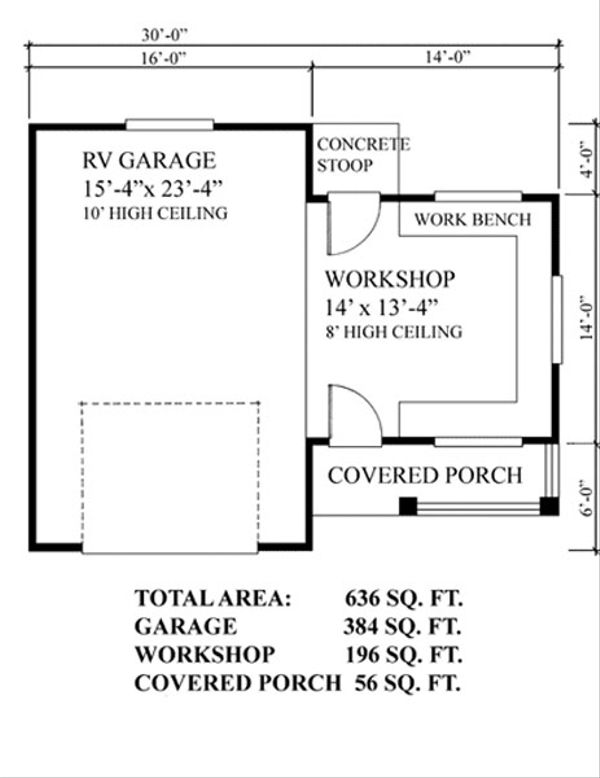 Cottage Floor Plan - Main Floor Plan #118-122