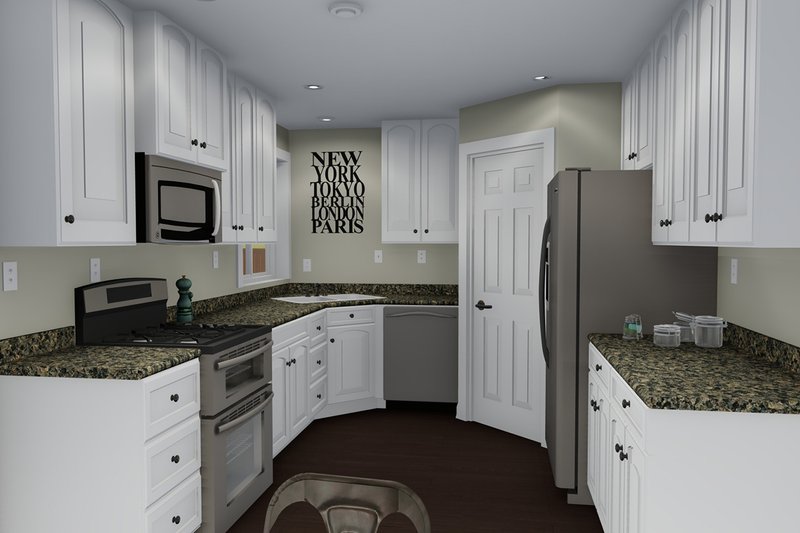 Dream House Plan - Interior - Kitchen for Ranch House Plan #1060-3 - 2 bed, 1 bath