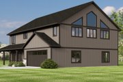 Farmhouse Style House Plan - 4 Beds 3.5 Baths 4276 Sq/Ft Plan #1064-397 Exterior 