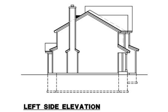 Exterior - Other Elevation for Traditional House Plan #67-183 - 4 bed, 3 bath