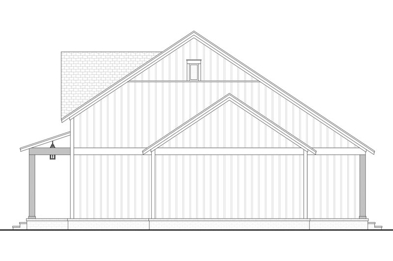 Dream House Plan - Exterior - Other Elevation 1 for Farmhouse House Plan #430-290 - 2 bed, 2 bath
