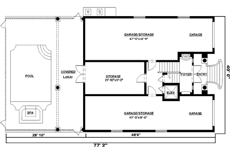House Plan Design - Floor Plan - Other Floor for Mediterranean House Plan #27-218 - 4 bed, 3 bath