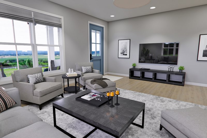 Dream House Plan - Interior - Family Room 3 for Farmhouse House Plan #51-1280 - 4 bed, 3.5 bath