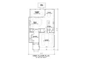 Craftsman Style House Plan - 4 Beds 3.5 Baths 3850 Sq/Ft Plan #1054-33 