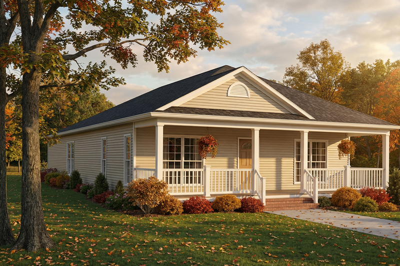 Architectural House Design - Exterior - Front Elevation 3 for Traditional House Plan #17-555 - 3 bed, 3 bath