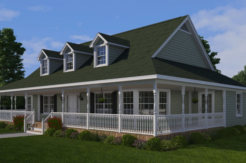 Home Plan - Exterior - Other Elevation 1 for Farmhouse House Plan #1082-9 - 3 bed, 2.5 bath