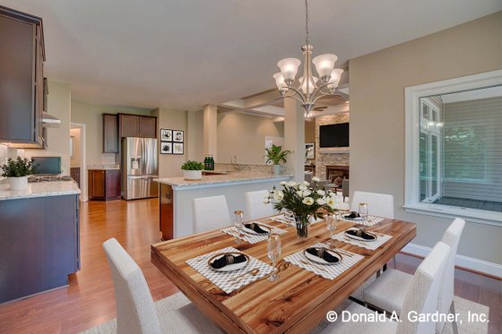 Interior - Dining Room for Traditional House Plan #929-980 - 4 bed, 4 bath