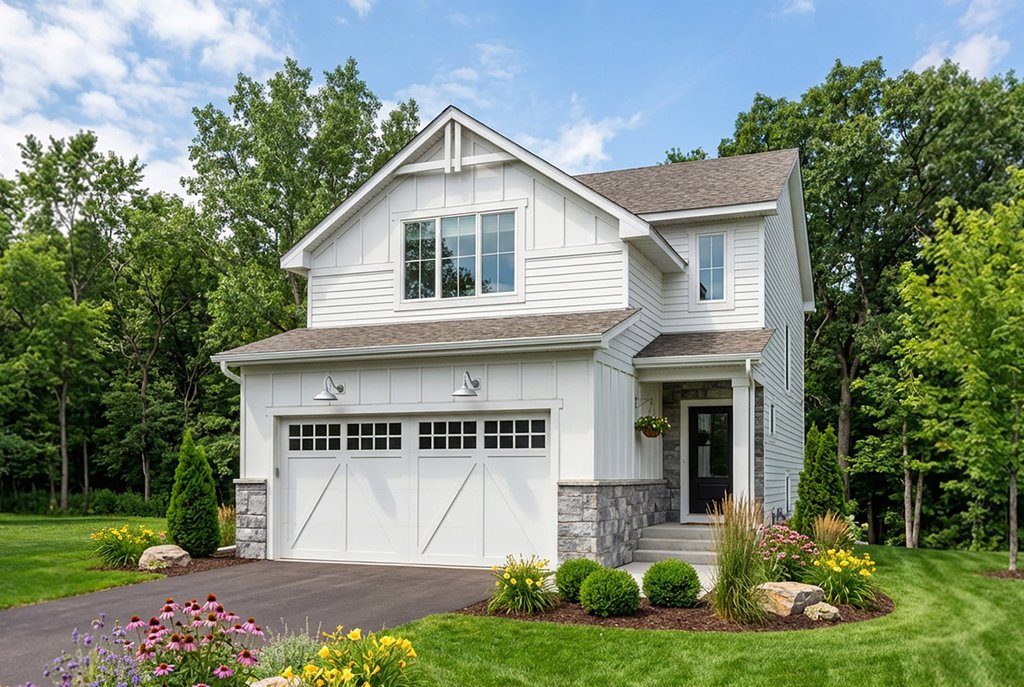 Exterior - Front Elevation 2 for Farmhouse House Plan #51-1517 - 4 bed, 2.5 bath