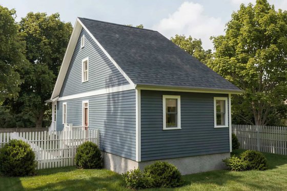 Exterior - Front Elevation 3 for Bungalow House Plan #79-176 - 3 bed, 2 bath