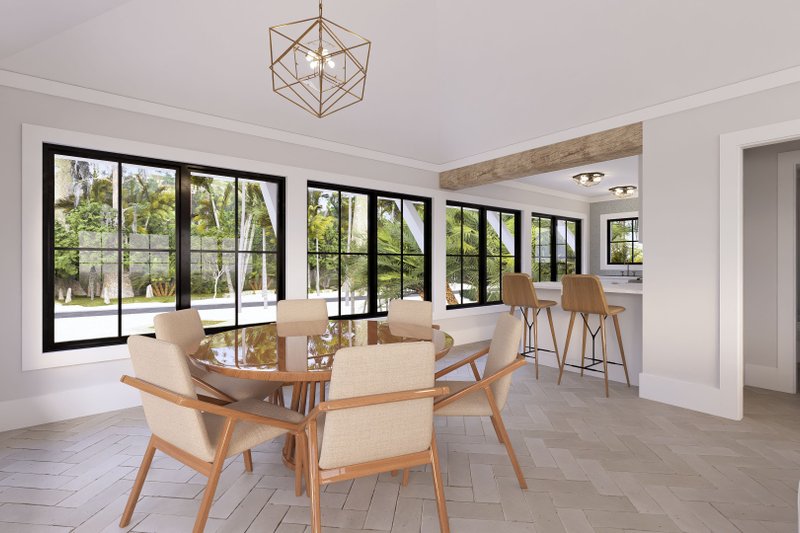 House Design - Interior - Dining Room for Beach House Plan #1094-29 - 1 bed, 1 bath