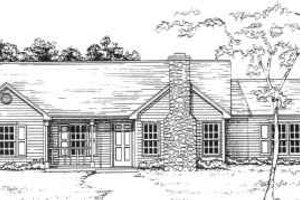 Ranch Exterior - Front Elevation Plan #30-119