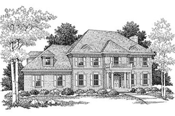 Exterior - Front Elevation for Modern House Plan #70-438 - 3 bed, 2.5 bath
