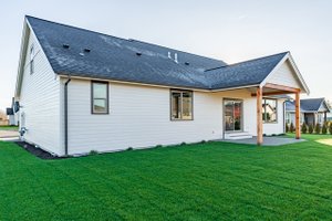 Exterior - Rear Elevation for Craftsman House Plan #1070-52 - 3 bed, 2 bath