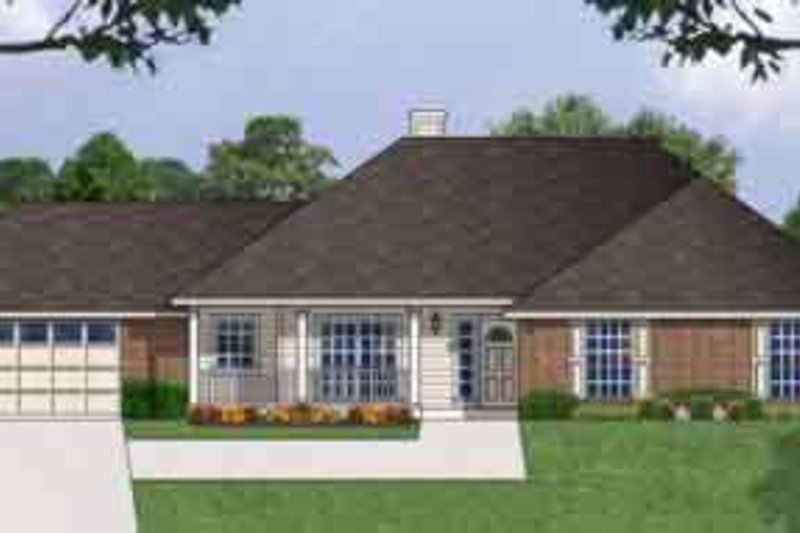 Dream House Plan - Traditional Exterior - Front Elevation Plan #40-335