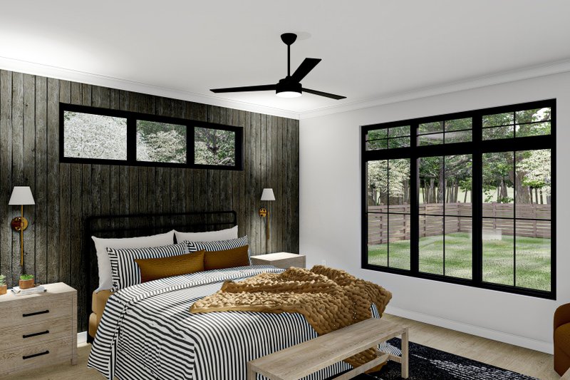 Architectural House Design - Interior - Master Bedroom for Modern House Plan #455-284 - 4 bed, 3.5 bath