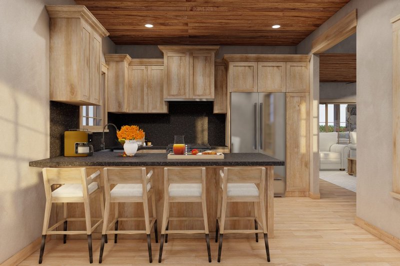 House Plan Design - Interior - Kitchen for Cabin House Plan #923-388 - 2 bed, 2 bath