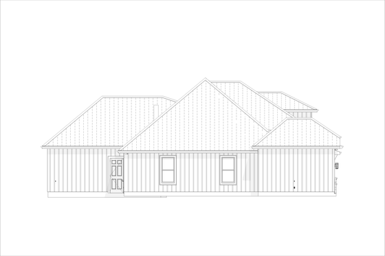 Exterior - Other Elevation 2 for Country House Plan #1127-12 - 4 bed, 3.5 bath