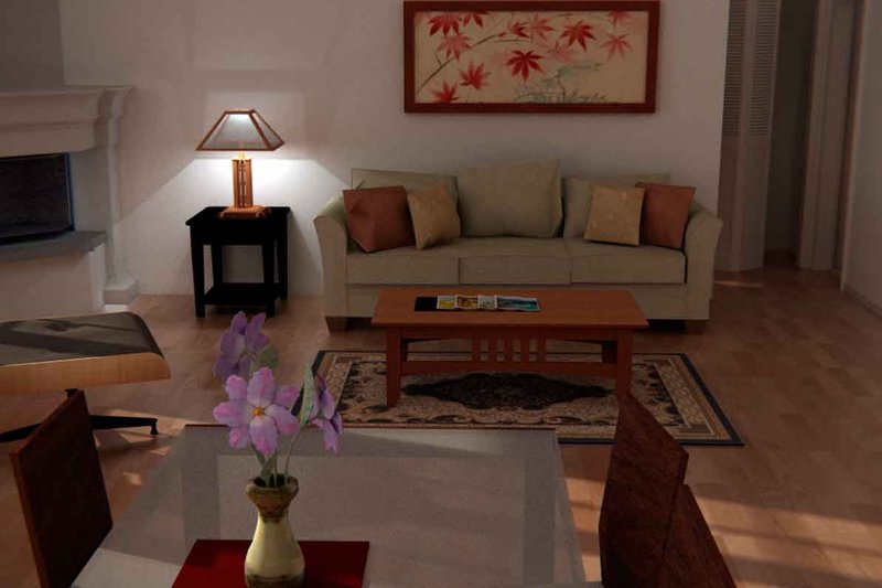 Home Plan - Interior - Family Room 1 for Country House Plan #427-10 - 3 bed, 2.5 bath