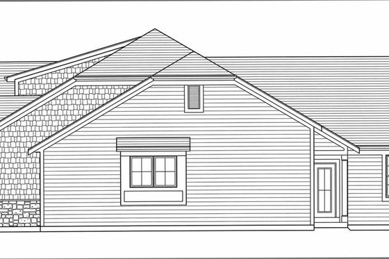 Exterior - Other Elevation for Craftsman House Plan #46-527 - 3 bed, 2.5 bath