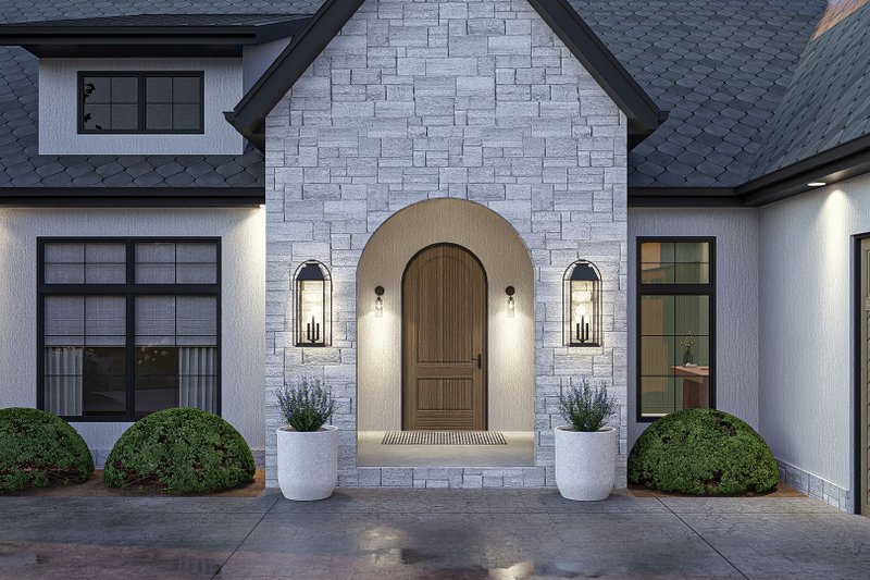 House Blueprint - Exterior - Covered Porch for Cottage House Plan #455-684 - 3 bed, 2.5 bath