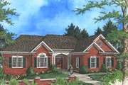 European Style House Plan - 3 Beds 2.5 Baths 2398 Sq/Ft Plan #56-184 