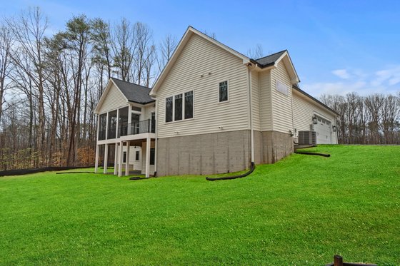 Exterior - Rear Elevation for Farmhouse House Plan #923-154 - 3 bed, 2.5 bath