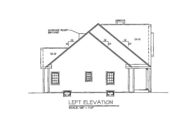 Exterior - Other Elevation for Country House Plan #312-621 - 3 bed, 2.5 bath